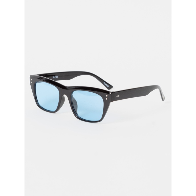 Santos Polarized Sunglasses O/S BLACK/BLUE