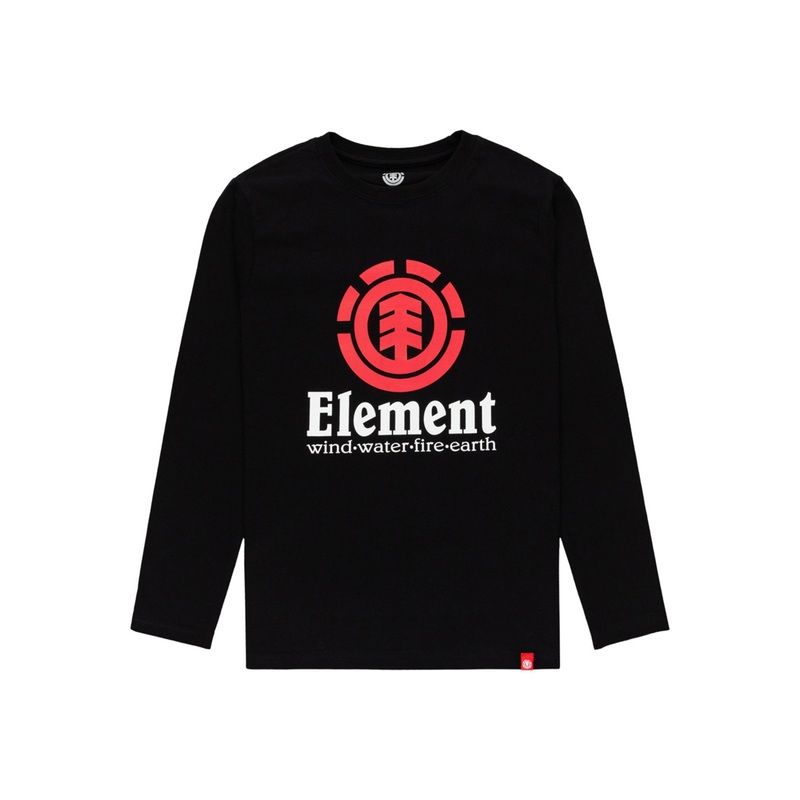 Vertical Long Sleeve T-Shirt (Boys 7-14) SM FLINT BLACK (FBK)