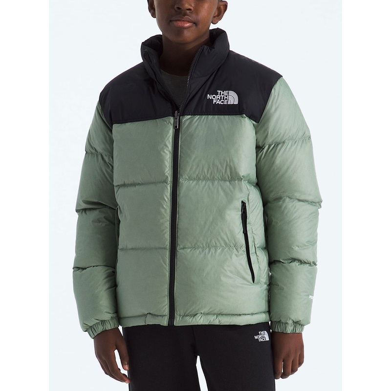 1996 Retro Nuptse Jacket (Youth) MED SLATE MOSS (BQ1)
