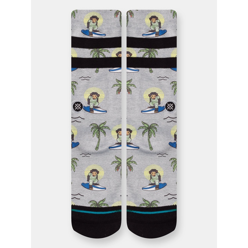 Surfing Monkey Socks SM GREY (GRY)
