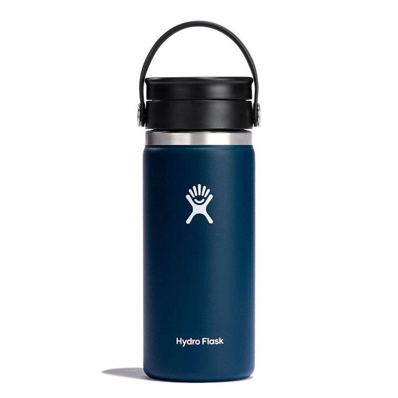 16oz Wide Flex Sip Lid Indigo Coffee Bottle 16OZ INDIGO