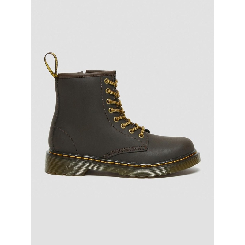 1460 Wildhorse Lamper Dark Brown Boots (Kids) K02 DARK BROWN