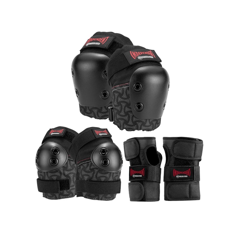 187 Killer x Independent Six Pack Pads (Youth) O/S BLACK/GREY