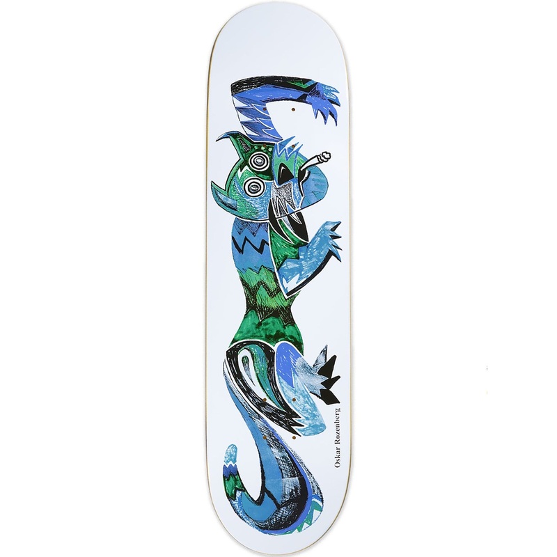 Oskar Rozenberg Trippin 8.125 Skateboard Deck 8.125 CREAM