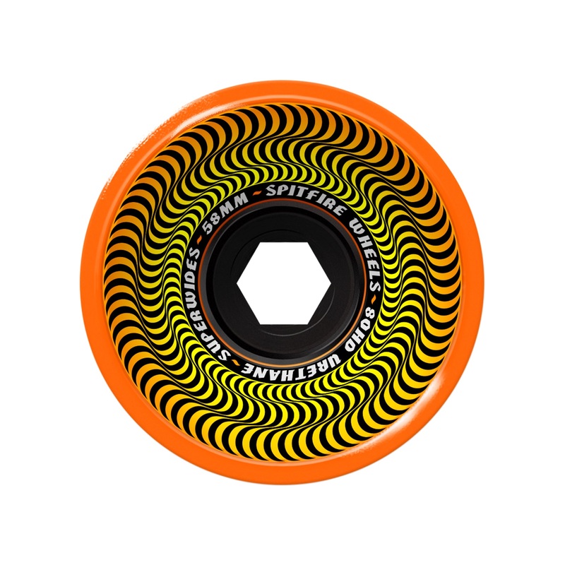 80hd Superwide 58mm Wheels 58MM ORANGE