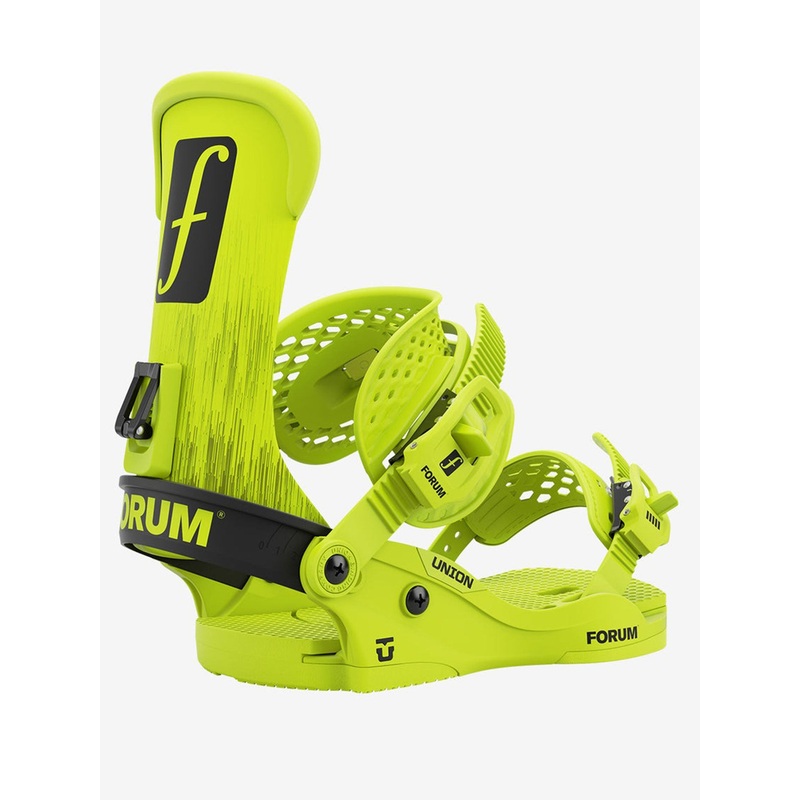 Union x Forum Snowboard Bindings MED ACID GREEN