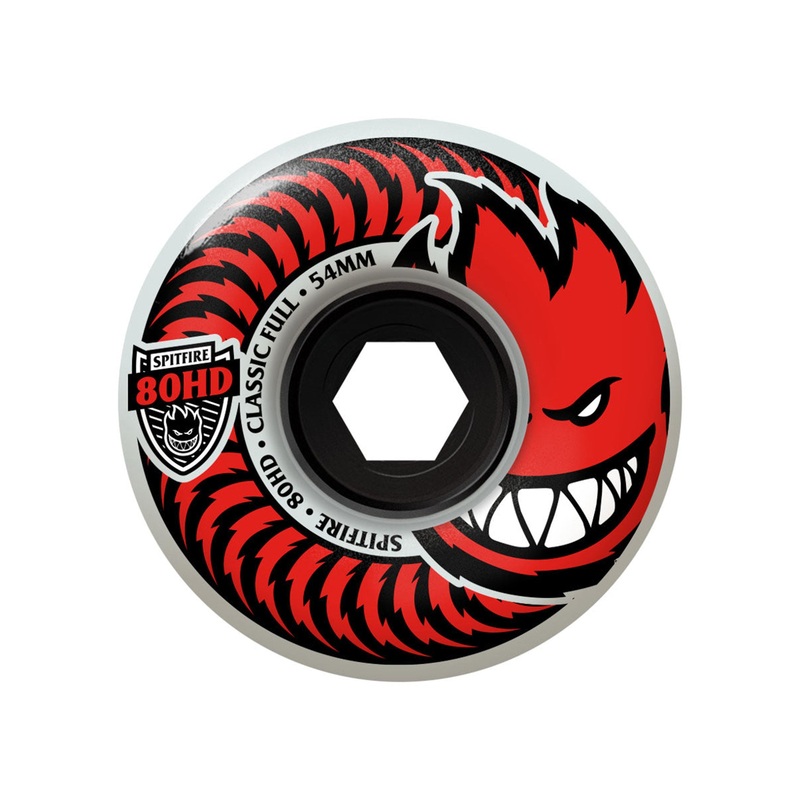80HD Classic Full Wheels 54MM CLEAR