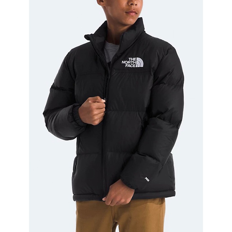 1996 Retro Nuptse Jacket (Youth 7-14) SM TNF BLACK (JK3)