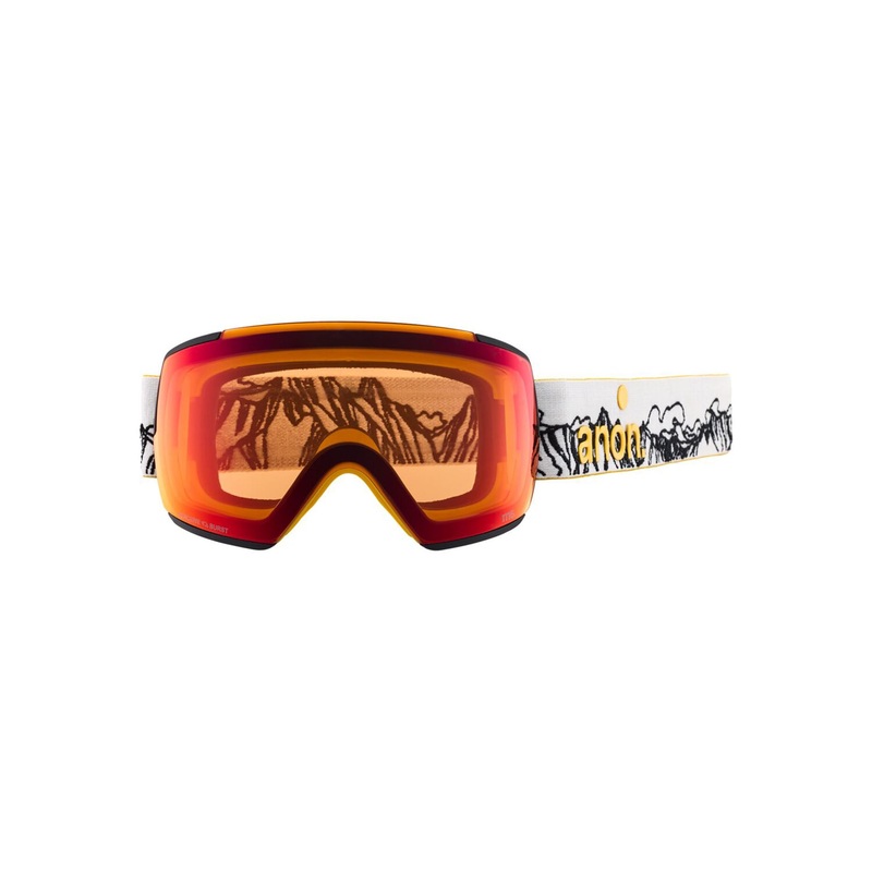 M5 Goggle + Bonus Lens + MFI Face Mask O/S JUMBO/PRCV SUN BRNZ (100)