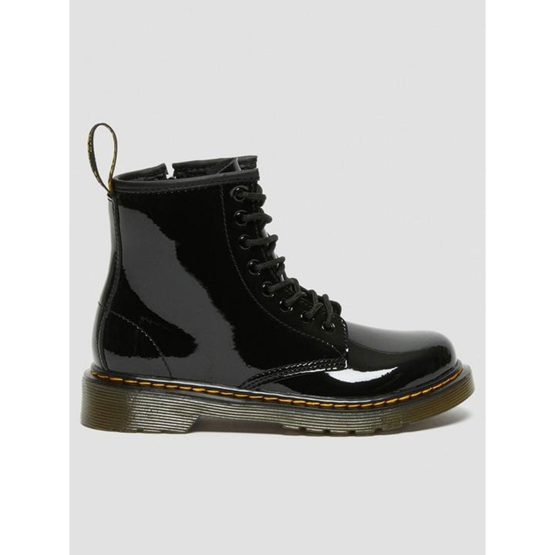 1460 Patent Lamper Black Boots (Kids) K01 BLACK