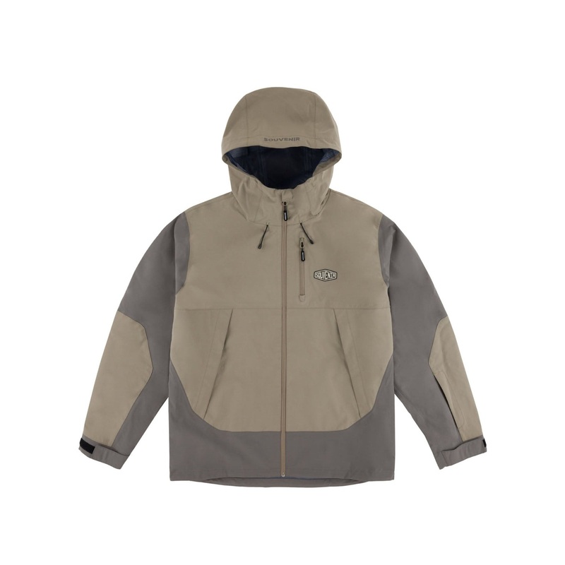3 Ply Ripstop Shell Jacket XXS MUSHROOM