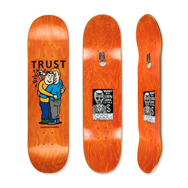 Oskar Rozenberg Trust 8.25″ & 8.5″ Skateboard Deck 8.25 ASSORTED