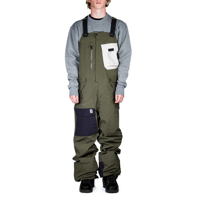3 Layer Backcountry Overall MED ESTATE SPIKED OLIVE