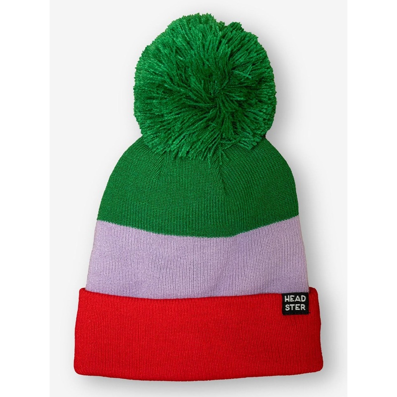 Tricolor Lined Beanie (Kids) XS TOKYO RED