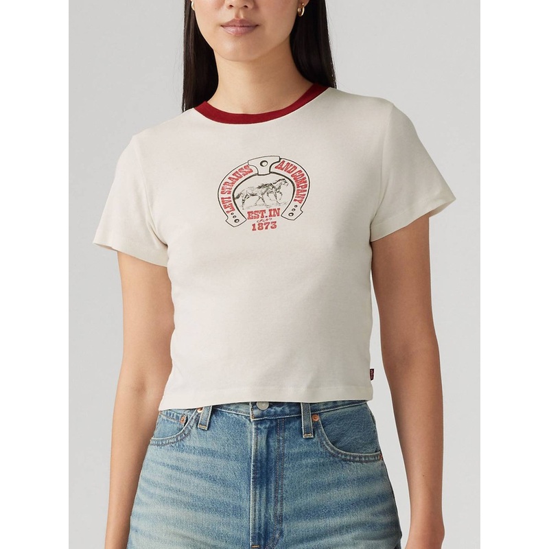 Graphic Essential Sporty Horseshoe Sugar Swizzle T-Shirt SM HORSESHOE SUGAR SWIZZLE (0036)