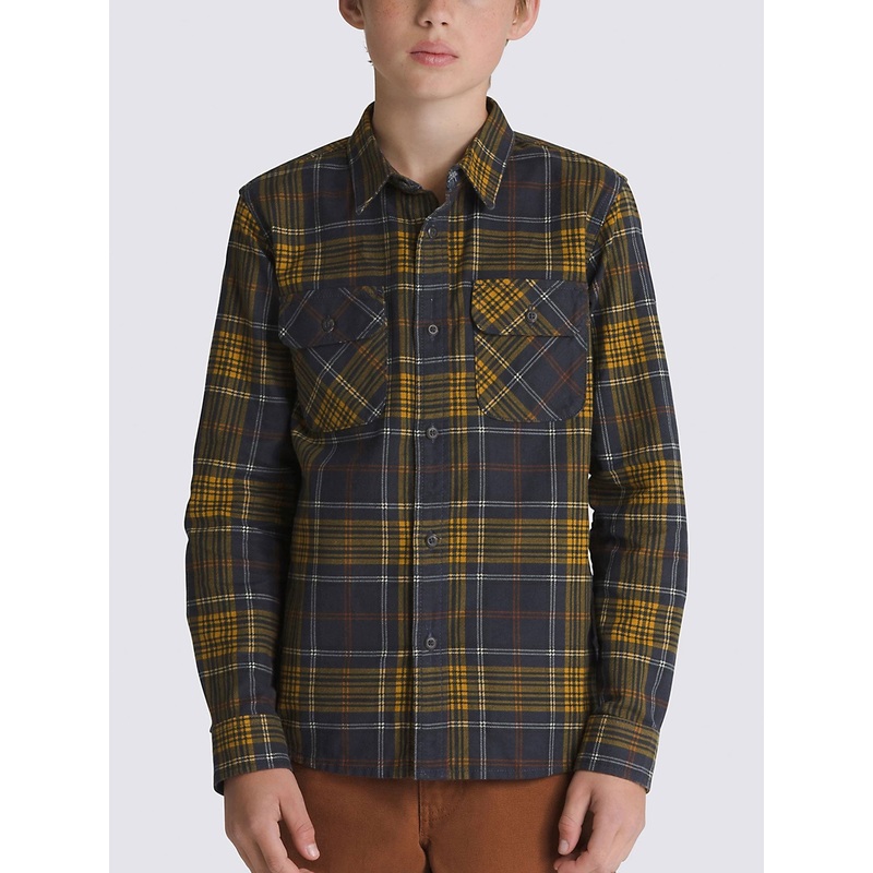 Otis Long Sleeve Buttodown Shirt (Boys 7-14) SM PARISIAN NIGHT (JDU)