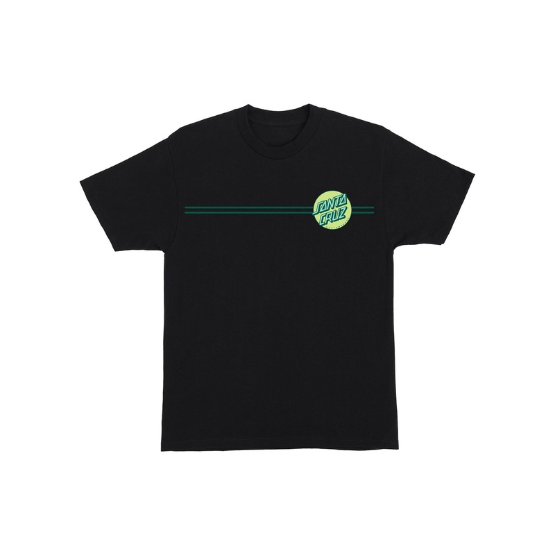 Other Dot T-Shirt SM BLACK/KEY LIME