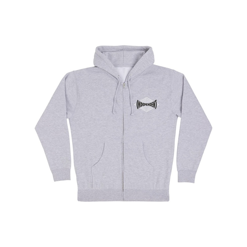 Vertigo Span Zip Hoodie MED GREY HEATHER