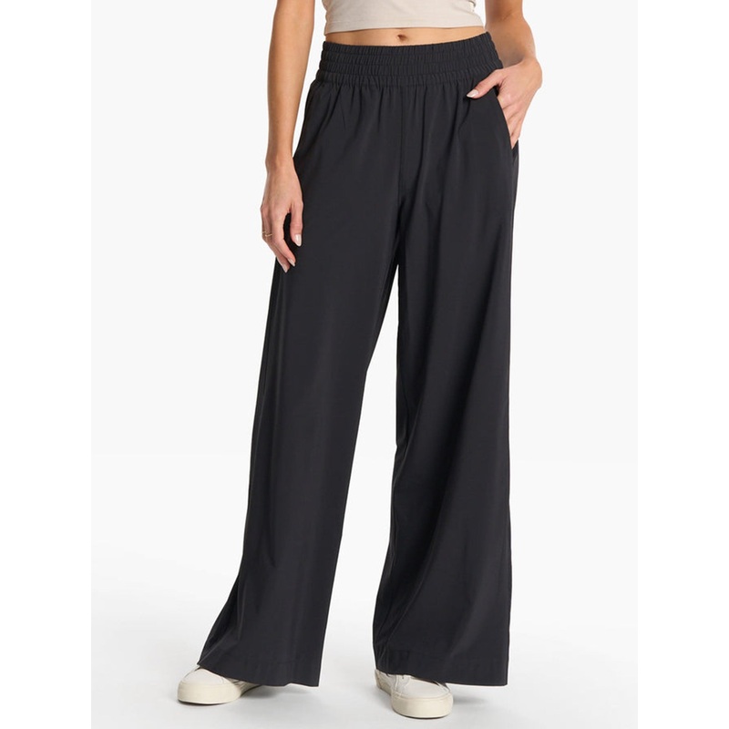 Villa Wide Leg Pants MED BLACK (BLK)