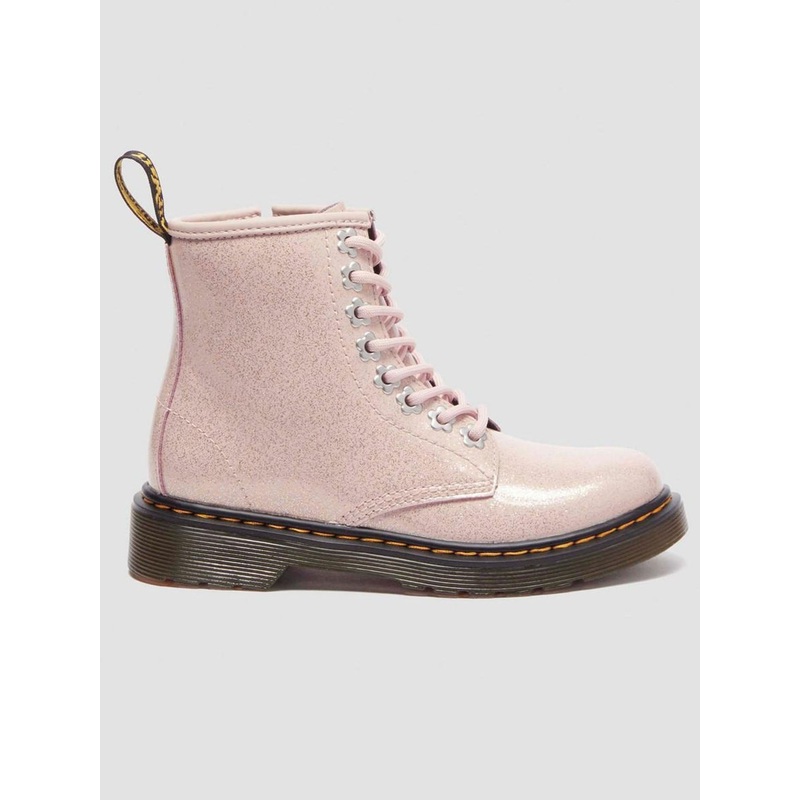1460 Glitter Powder Pink Boots (Youth) K01 POWDER PINK
