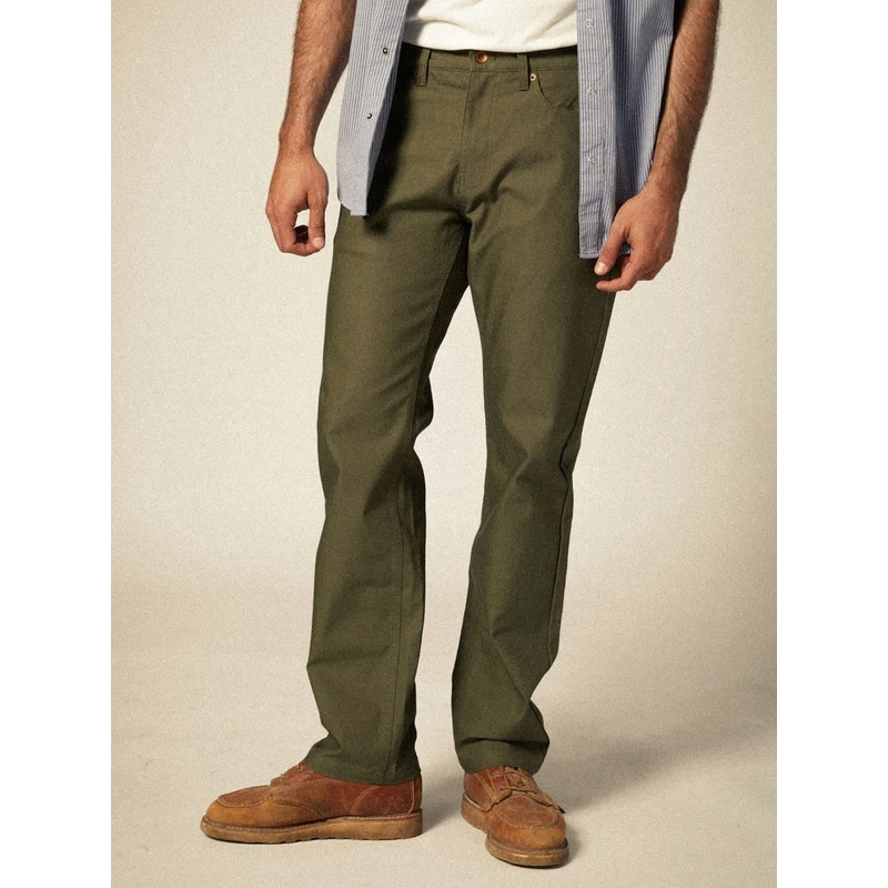 5 Pocket Stretch Pants 30 IVY GREEN