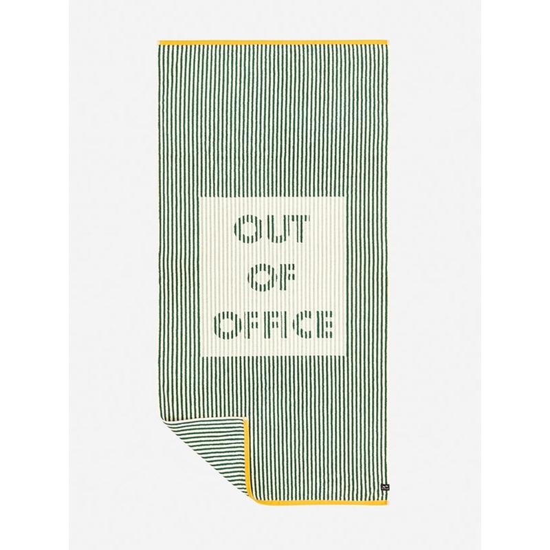 Out Of Office Premium Kale Towel 30 X 60 KALE