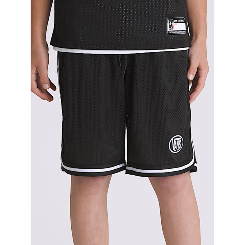 Classic Oval Loose Basketball Shorts (Boys 7-14) SM BLACK (BLK)