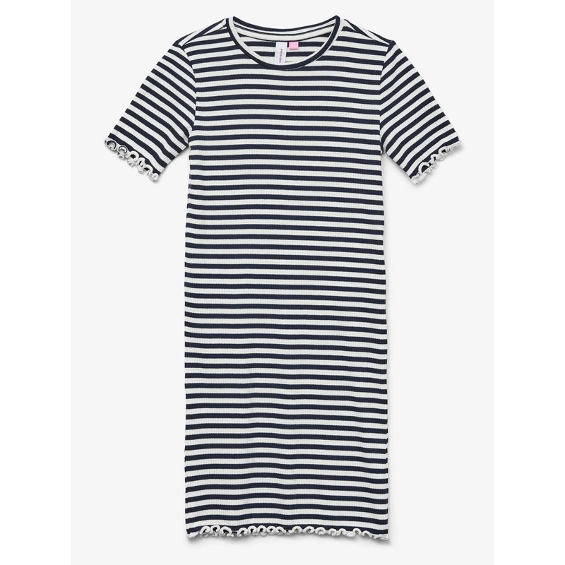 Vio Dress (Girls 7-14) 06 NAVY BLAZER/SNOW WHITE