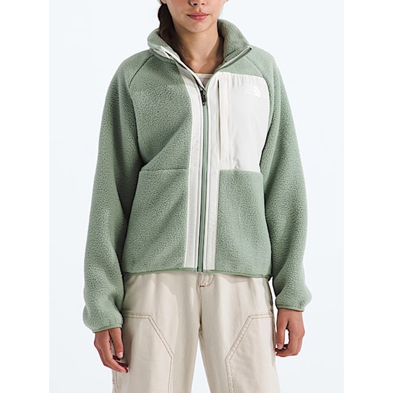 Yumiori Full Zip Polar (Girls 7-14) SM SLATE MOSS/WHITE DUNE (DI4)
