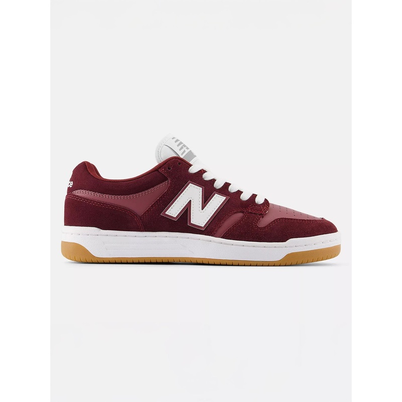 480 Burgundy/White Shoes 09 BURGUNDY/WHITE