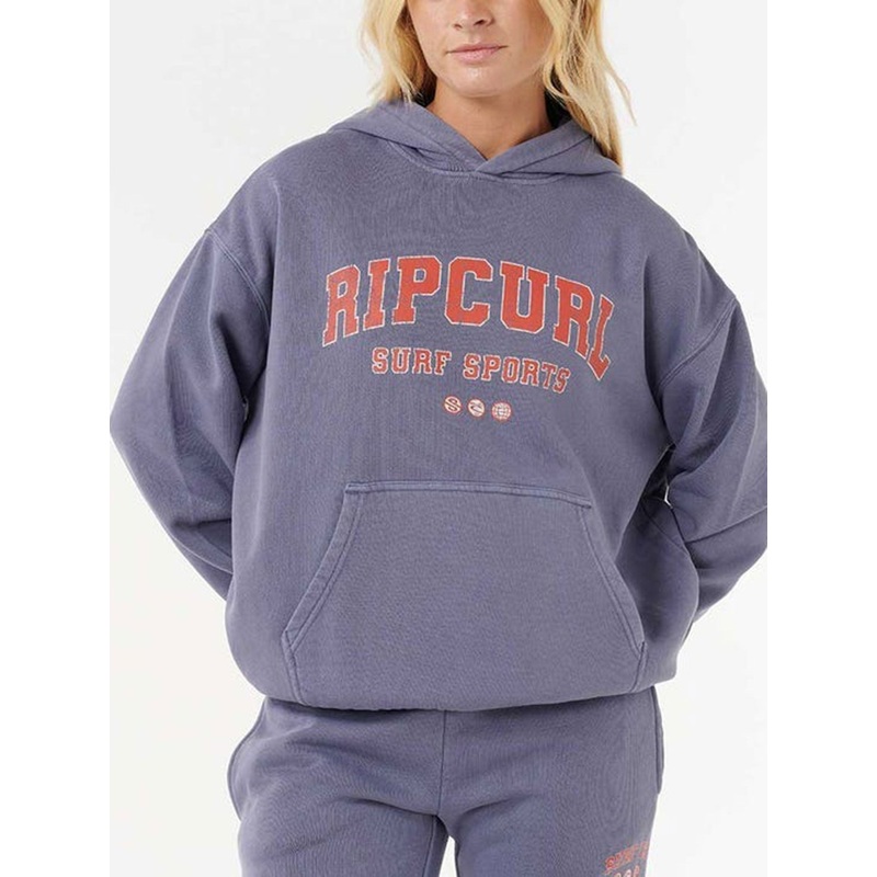 Varsity Sports Hoodie XS BLUE GREY (0131)