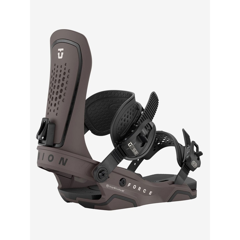 Force Snowboard Bindings MED BROWN