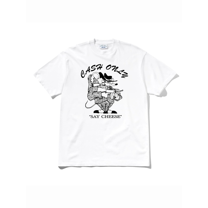 Mobster T-Shirt MED WHITE