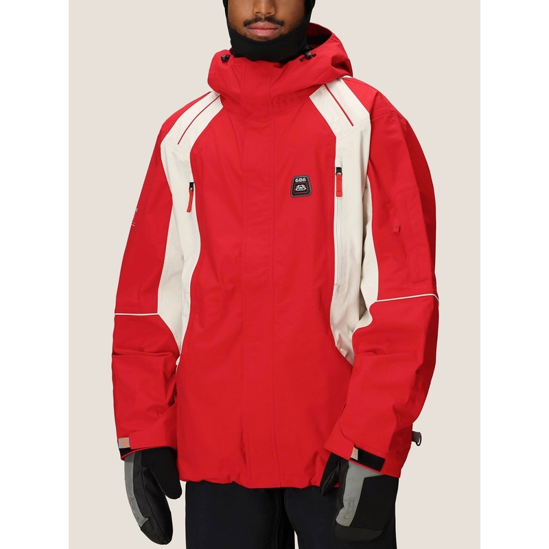 2002 X3 Shell Jacket MED TRUE RED COLORBLOCK (TRCB)