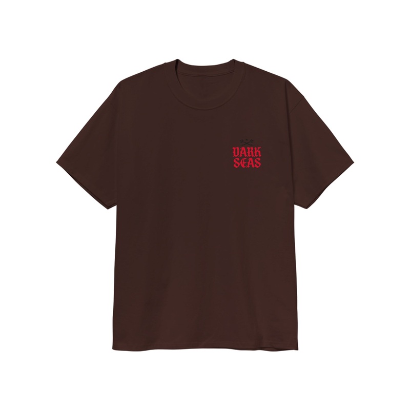 Be Afraid T-Shirt MED JAVA BROWN