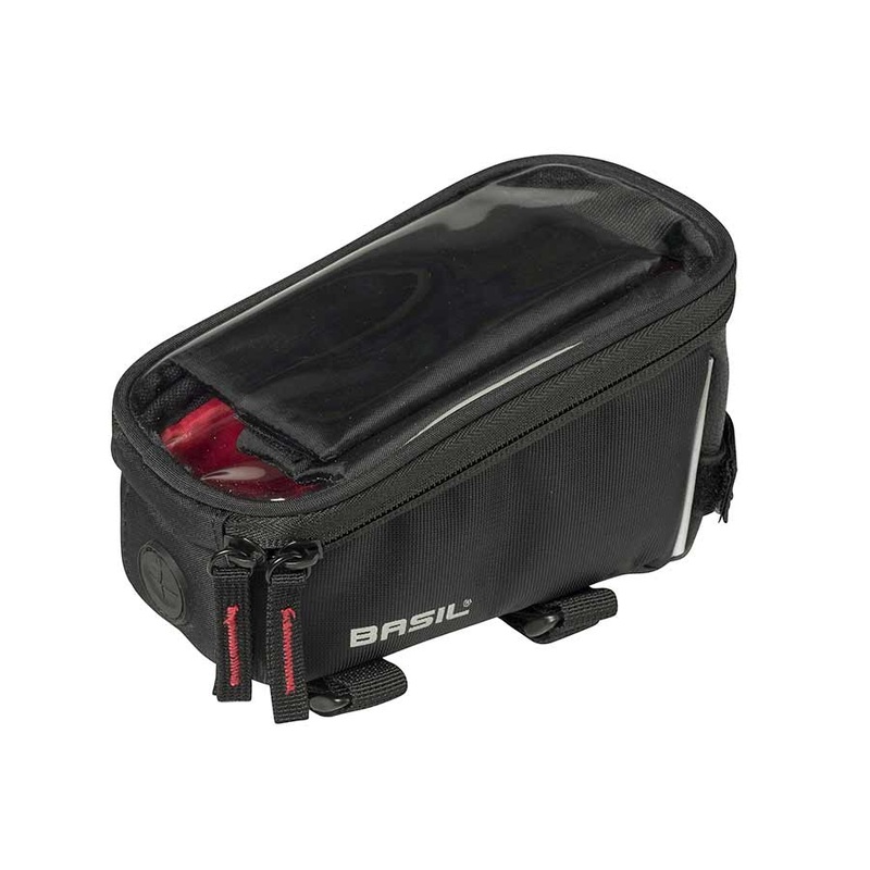 Basil Sport Top Tube Bag Black 1L