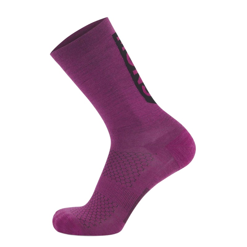 Mons Royale Atlas Crew Cycling Socks Ultraviolet S