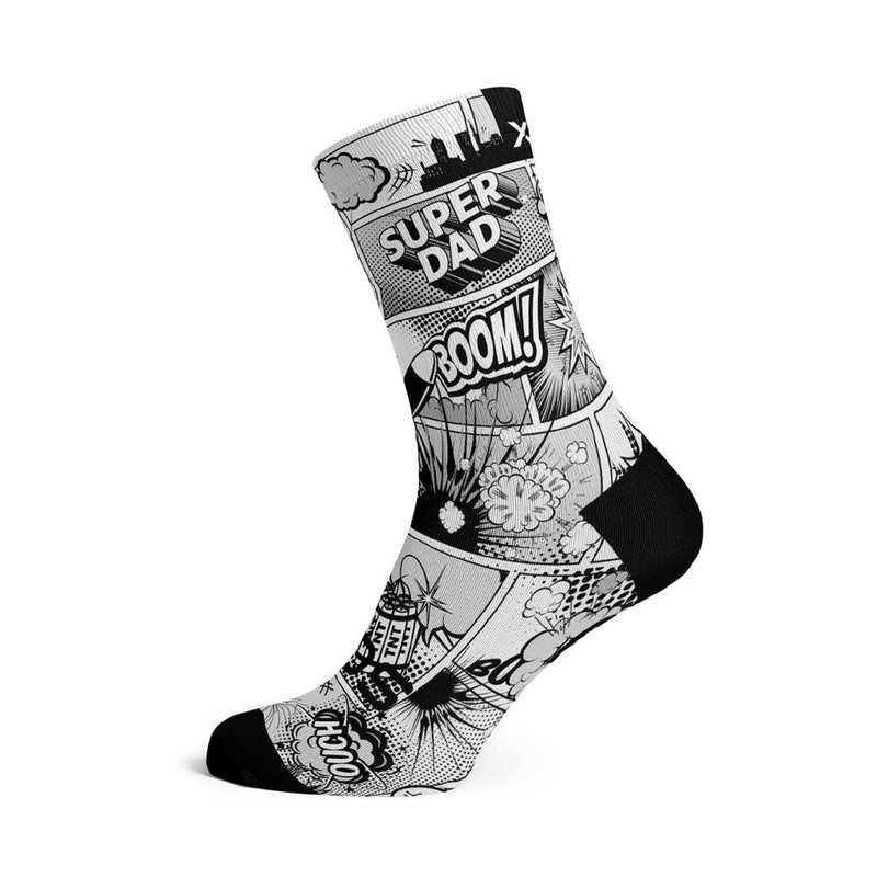 Sox Footwear Crew Cycling Socks Super Dad M