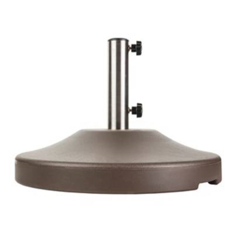 120 lb Cement Filled Umbrella Base with Wheel BRONZE 120LB