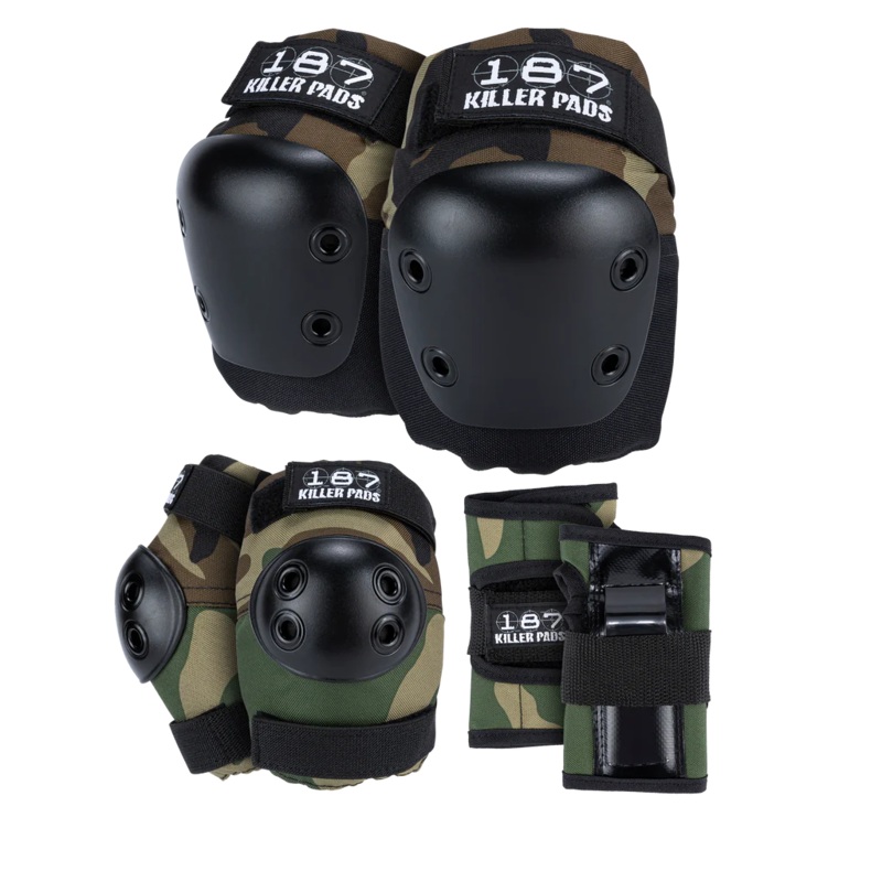 187 Killer Pads Kids 6-Pack CAMO JR