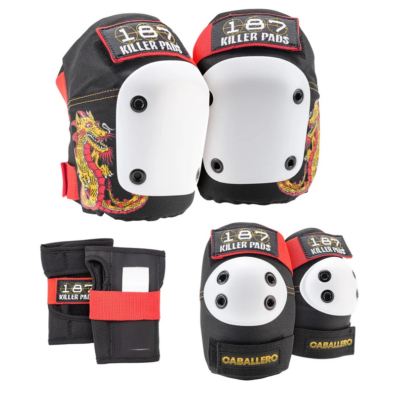 187 Killer Pads Standard 6-Pack Steve Caballero XS