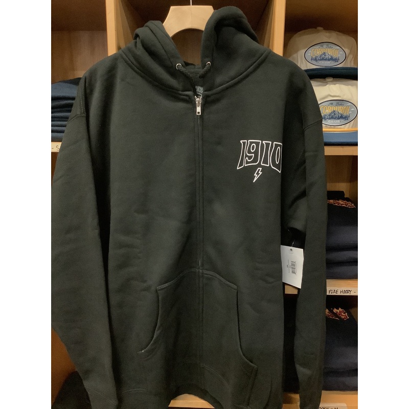 1910 Bombs Away Zip Fleece Black M
